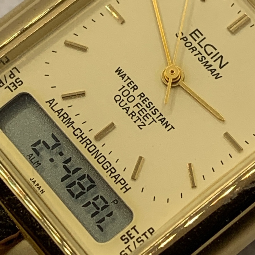 Elgin Sportsman Analog Digital Alarm Chrono Watch - Picture 14 of 15